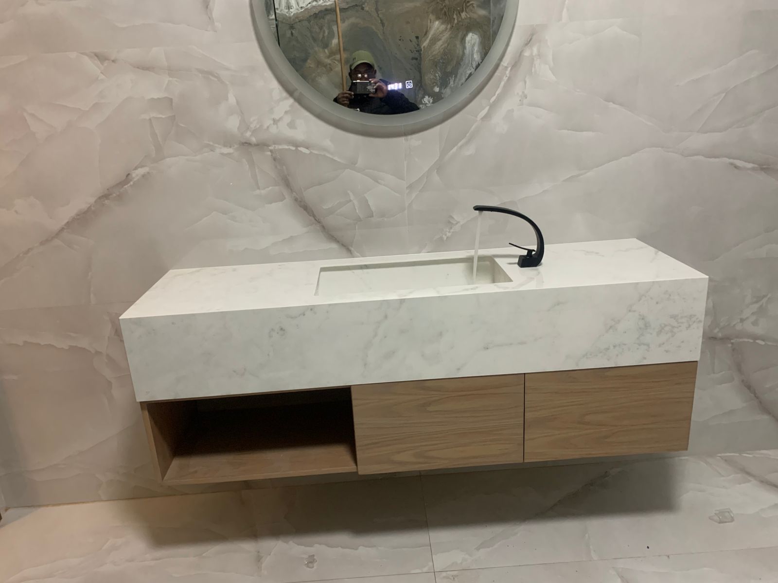 Kaizen bathroom vanity and mirror joinery — plate 5
